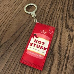 Kate Spade Hot Stuff Keychain/Bag Charm